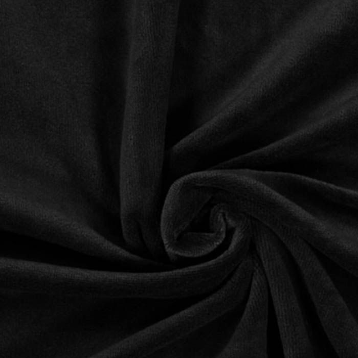 Medvilninis veliūras juodas||TavoSapnas