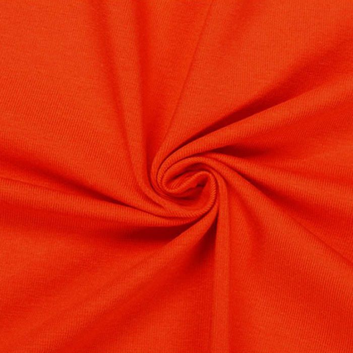 Medvilninis trikotažas (džersis) raudonai oranžinis||TavoSapnas