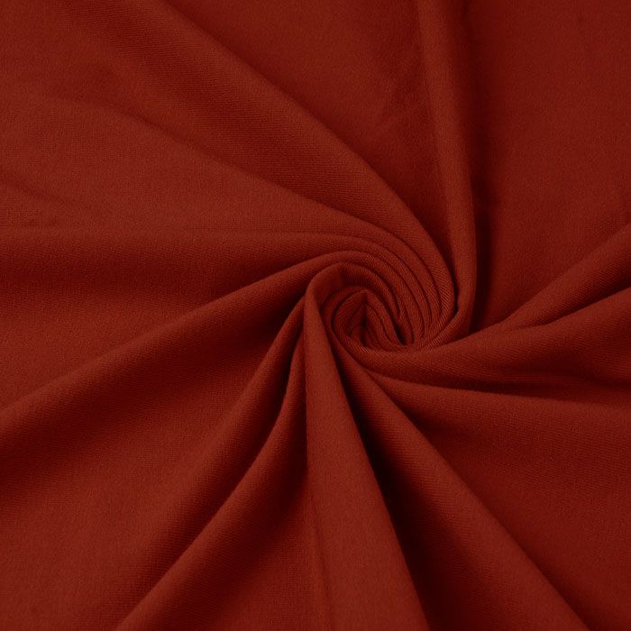 Medvilninis trikotažas (džersis) raudonų plytų||TavoSapnas