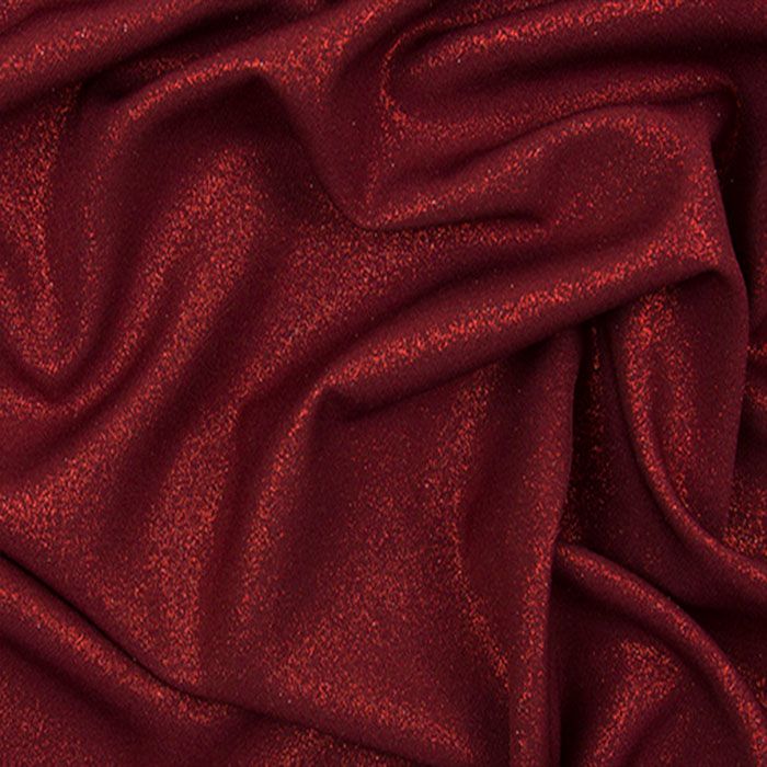 Blizgus puošnus audinys Barbie Burgundy||TavoSapnas