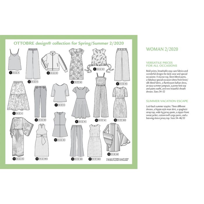 Ottobre design Woman Spring/Summer 2/2020||TavoSapnas
