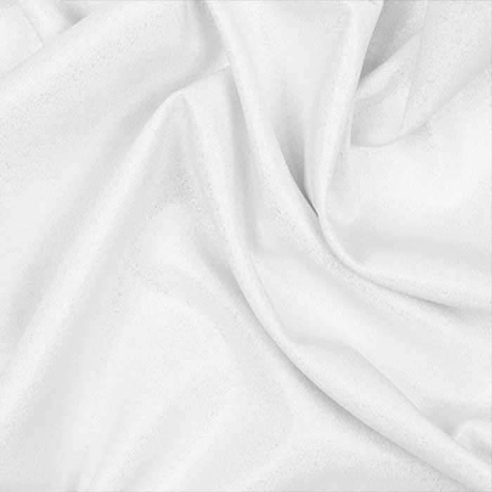 Blizgus puošnus audinys Barbie White||TavoSapnas