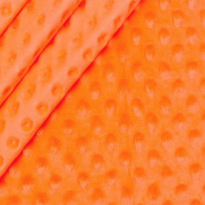Minky audinys neoninis oranžinis||TavoSapnas