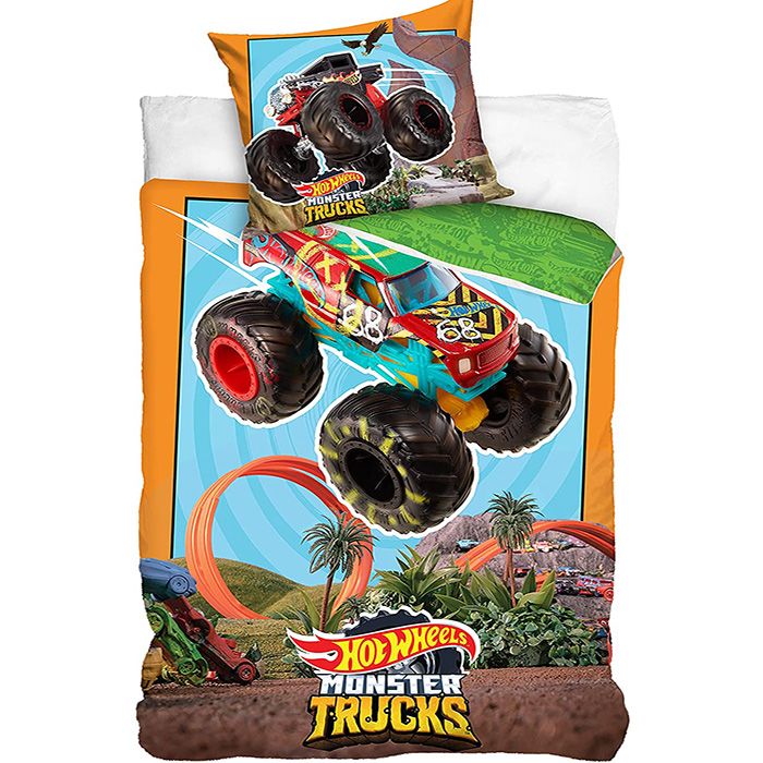 Patalynės komplektas Monster trucks||TavoSapnas