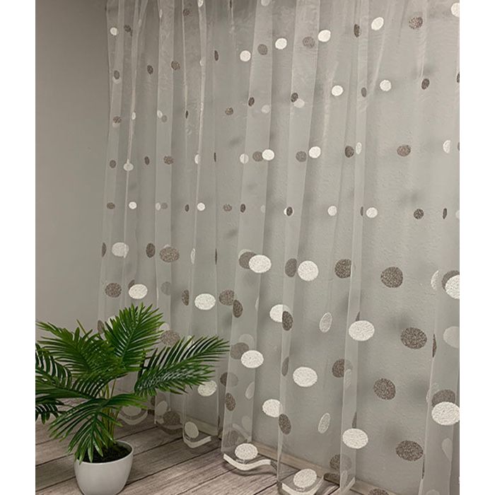 Dieninė užuolaida Grey Bubble||TavoSapnas