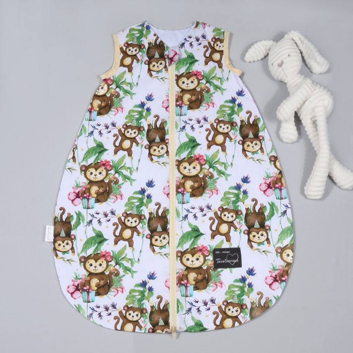 Vasarinis miegmaišis su dvipusiu užtrauktuku Monkey, 120 cm||TavoSapnas