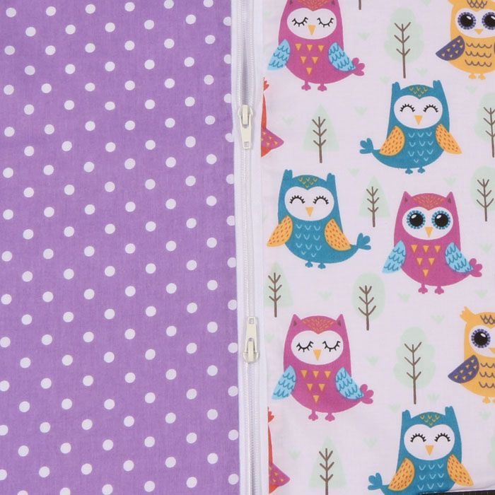 Vasarinis miegmaišis su dvipusiu užtrauktuku Purple, 70 cm||TavoSapnas