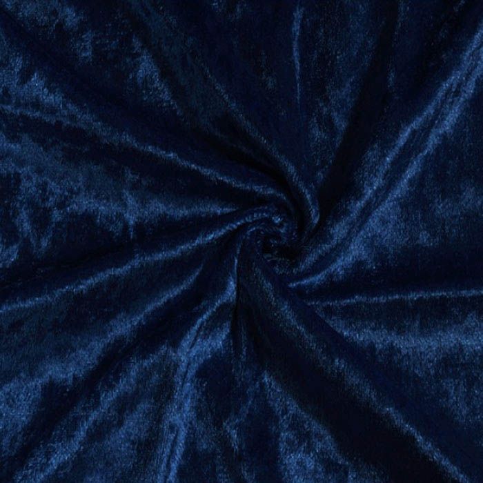 Plonas glamžytas aksomas Dark blue, likutis 0.70x1.50m||TavoSapnas