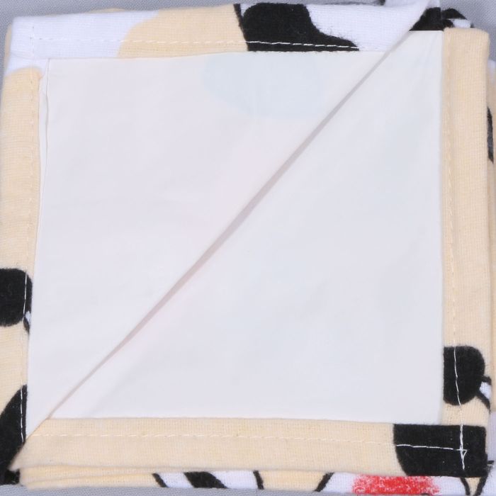 Neperšlampantis flanelinis paklotas Šypsena, 50x60 cm||TavoSapnas