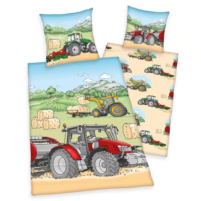 Patalynės komplektas Tractor, 140x200, 70x90 cm||TavoSapnas
