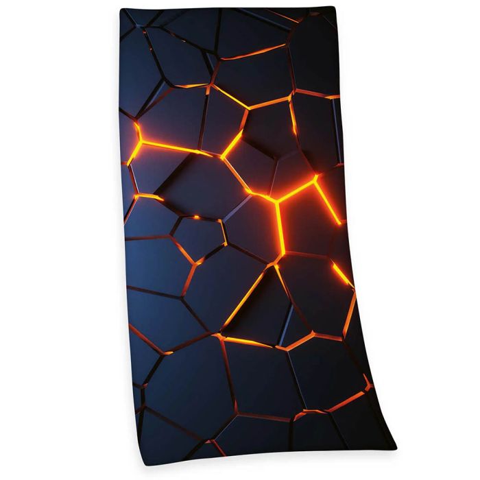 Rankšluostis 3D Lava, 75x150 cm||TavoSapnas