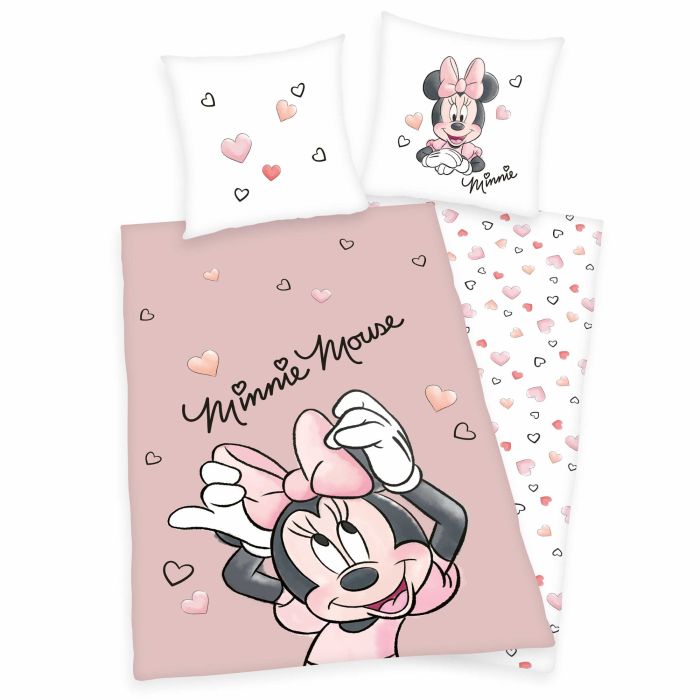 Patalynės komplektas Minnie Mouse, 140x200, 70x90 cm||TavoSapnas