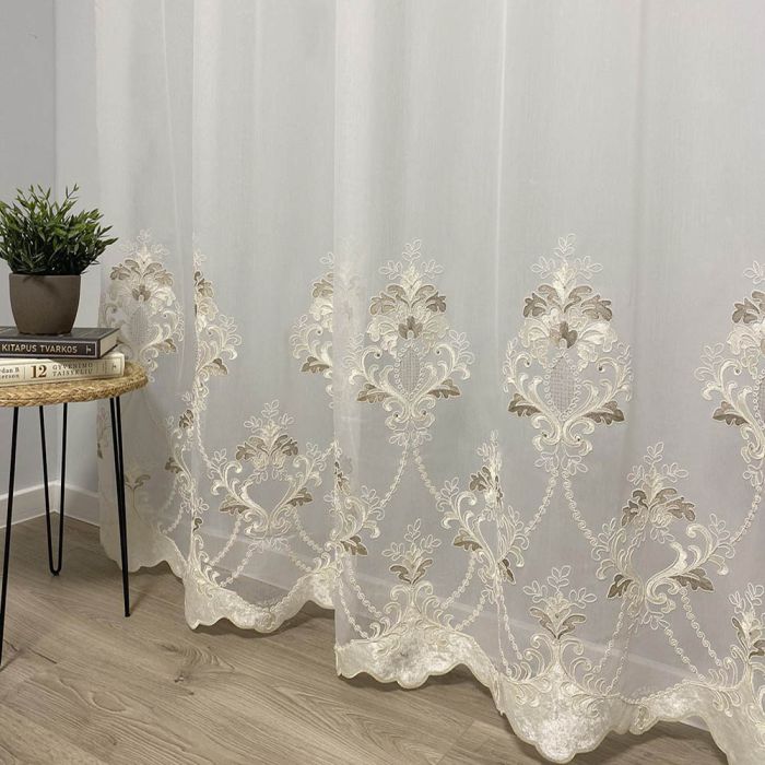 Prabangus dieninės užuolaidos audinys Exclusive, aukštis 310 cm||TavoSapnas