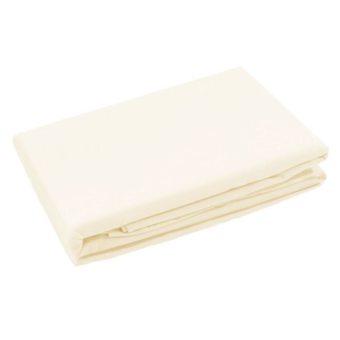 Satino paklodė be gumos Gelsvai vanilinė, 200x230 cm||TavoSapnas