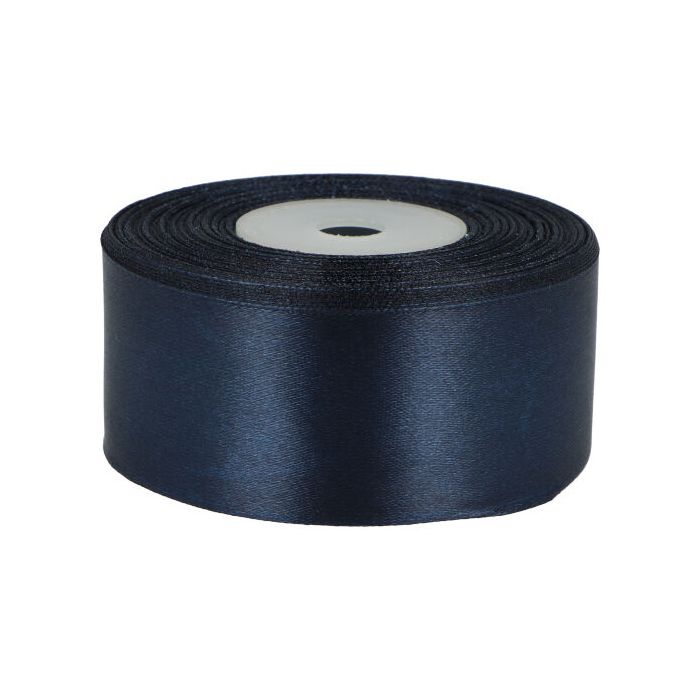 Juostelė atlasinė tamsiai mėlyna 38mm||TavoSapnas
