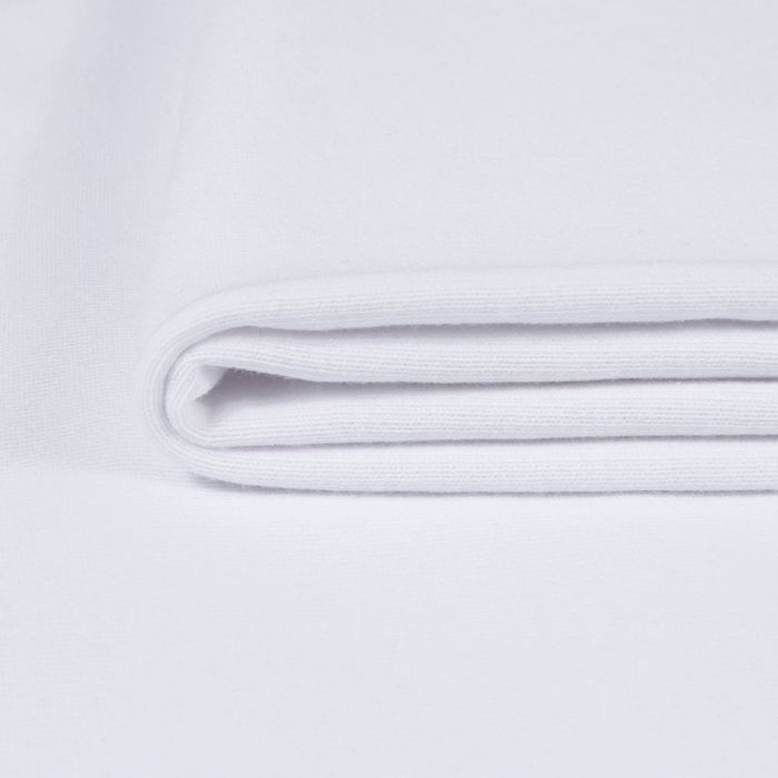 Trisiūlis kilpinis trikotažas baltas||TavoSapnas