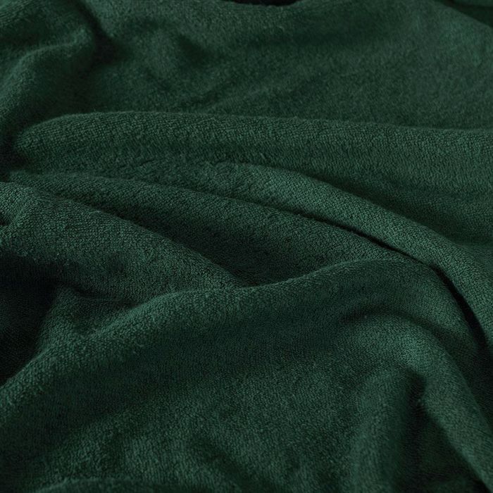 Frotinė paklodė su guma Premium Plus, tamsi žalia, 120x200 cm||TavoSapnas