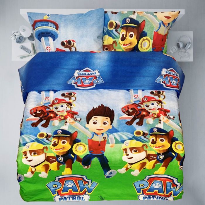 Patalynės komplektas Paw patrol, 140x200, 70x70 cm||TavoSapnas