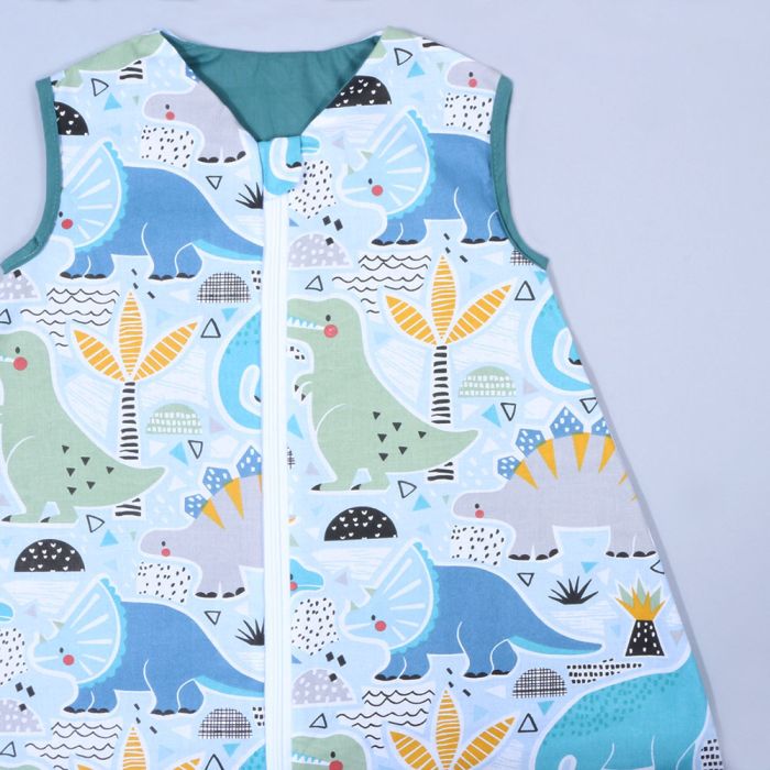 Vasarinis miegmaišis su dvipusiu užtrauktuku Dino, 70 cm||TavoSapnas