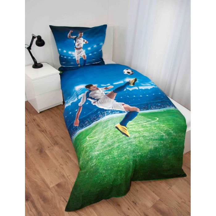 Patalynės komplektas Futbolas, 135x200, 80x80 cm||TavoSapnas