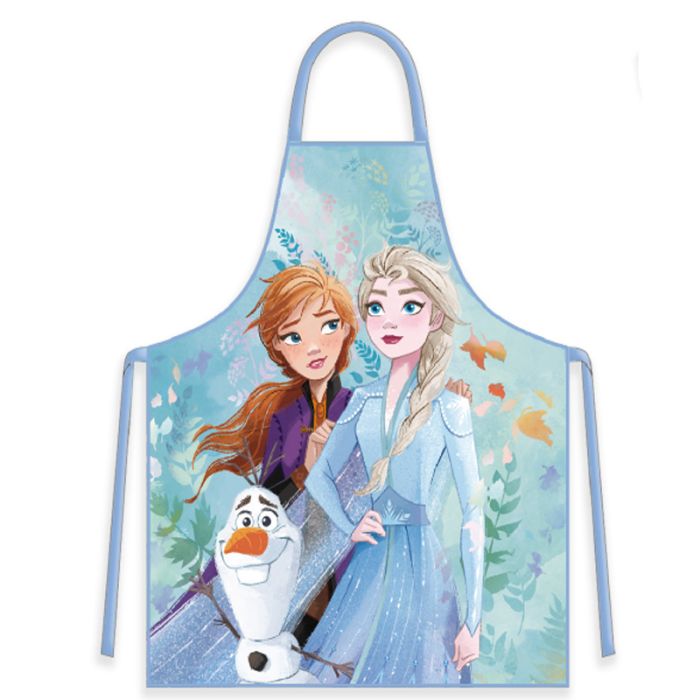 Neperšlampanti vaikiška prijuostė su virėjo kepure, Frozen||TavoSapnas
