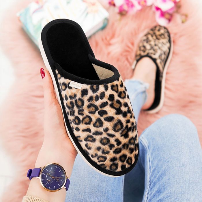 Moteriškos šlepetės Leopard, 36 dydis||TavoSapnas