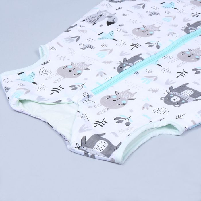 Miegmaišis su dvipusiu užtrauktuku Miškinukai, 80 cm||TavoSapnas