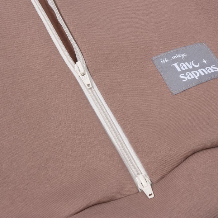 Pašiltintas trikotažinis miegmaišis su rankovėmis Šiltukas, 55 cm||TavoSapnas