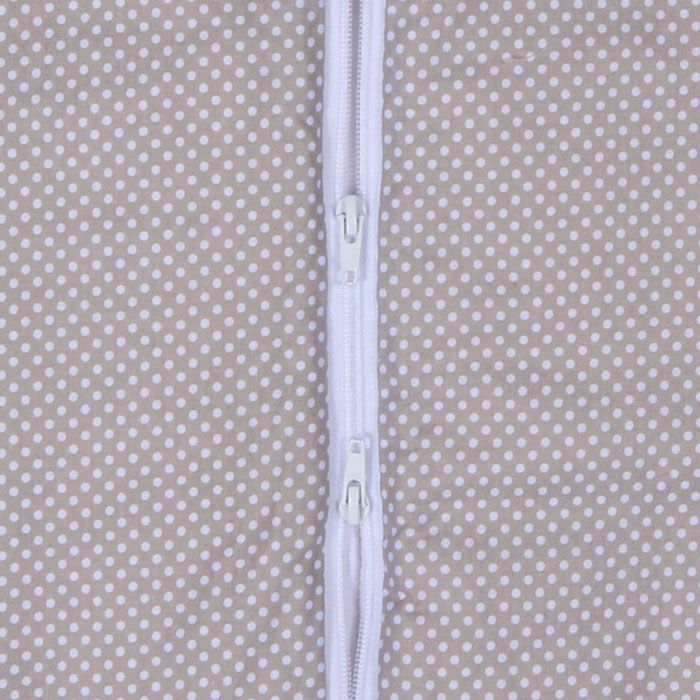 Šiltas miegmaišis su dvipusiu užtrauktuku Taškeliukai, 90 cm||TavoSapnas