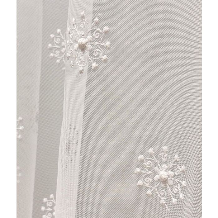 Dieninės užuolaidos audinys White Beauty, aukštis 290 cm||TavoSapnas