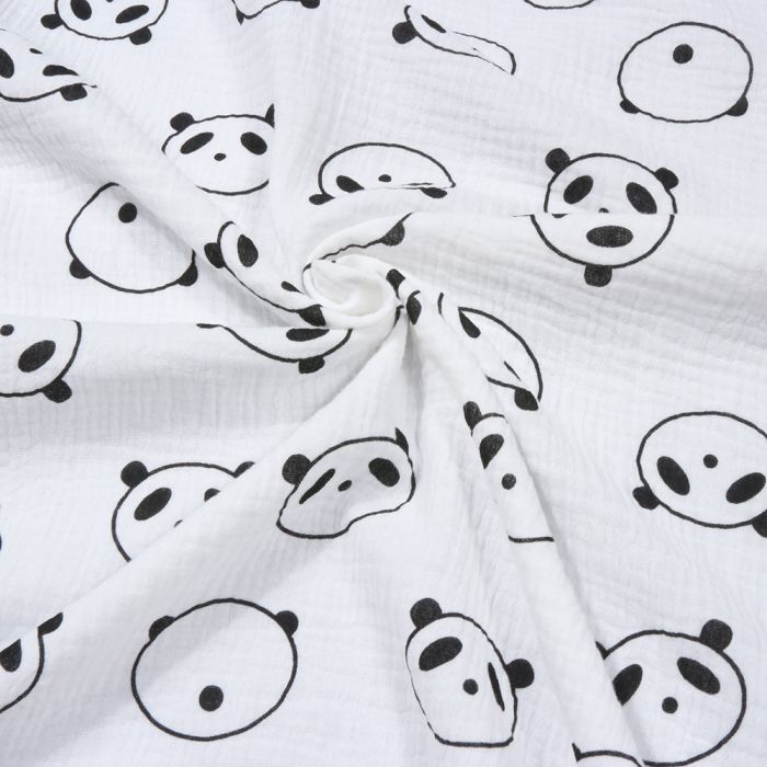 Double gauze muslinas Pandos, likutis 1.45x1.20m||TavoSapnas
