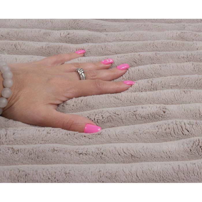 Soft gobelenas Ambi Taupe, likutis 0.40x2.10m||TavoSapnas