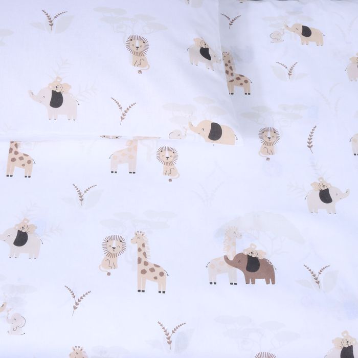 Patalynės komplektas Mini Safari, 90x120, 40x60 cm||TavoSapnas
