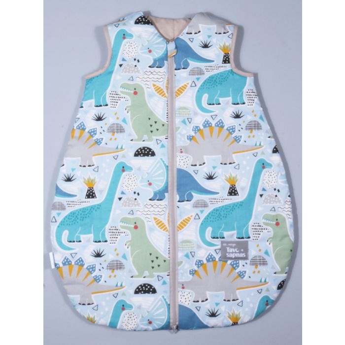 Miegmaišis su dvipusiu užtrauktuku Dino, 80 cm||TavoSapnas
