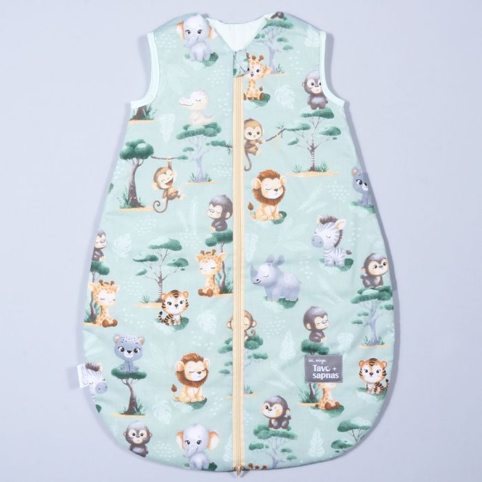 Miegmaišis su dvipusiu užtrauktuku Mažasis safaris, 90 cm||TavoSapnas