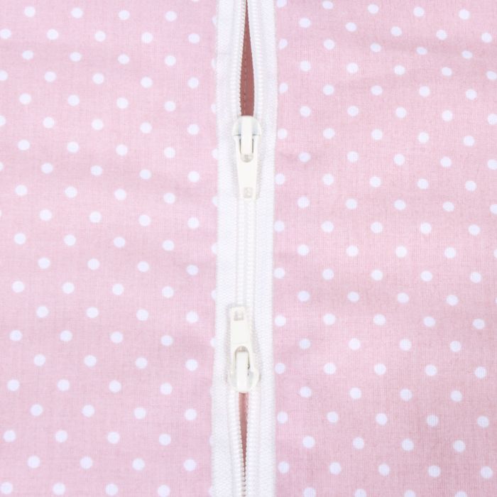 Miegmaišis su dvipusiu užtrauktuku Pink Dots, 75 cm||TavoSapnas