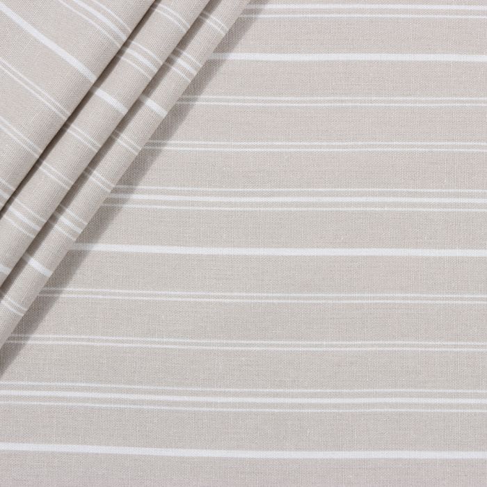 Lino-viskozės audinys Dryželiai, likutis 0.75x1.35m||TavoSapnas