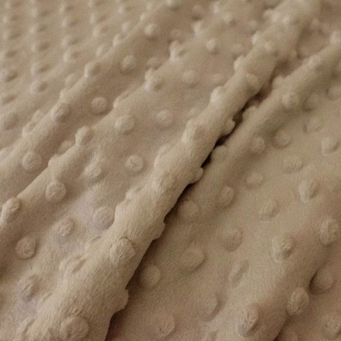 Minky audinys rusvas, likutis 0.70x1.60m||TavoSapnas