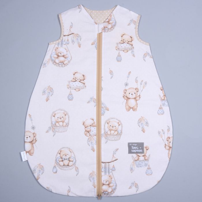 Vasarinis miegmaišis su dvipusiu užtrauktuku Teddy Bear, 100 cm||TavoSapnas