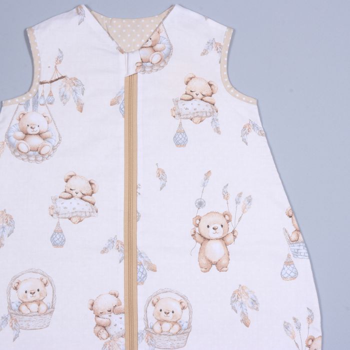 Vasarinis miegmaišis su dvipusiu užtrauktuku Teddy Bear, 70 cm||TavoSapnas