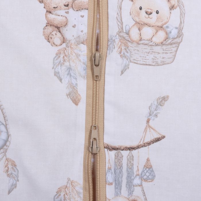Vasarinis miegmaišis su dvipusiu užtrauktuku Teddy Bear, 70 cm||TavoSapnas