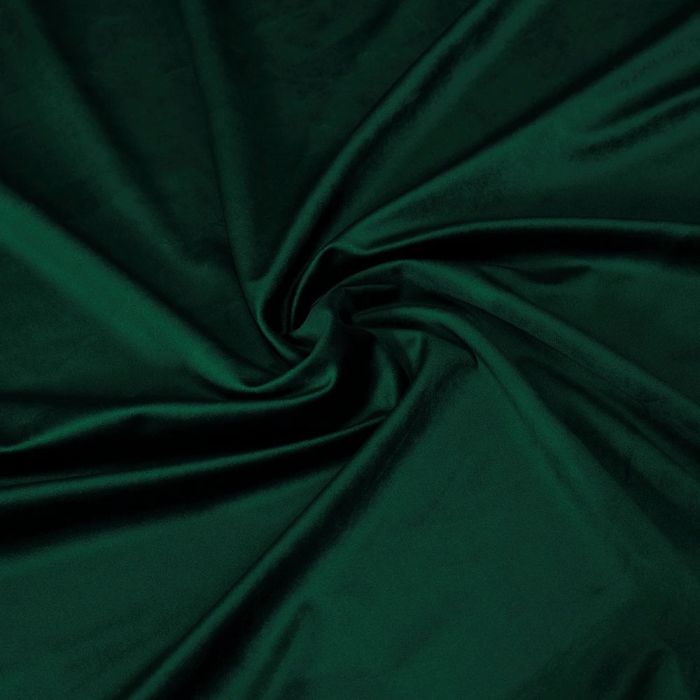 Matuojama veliūrinė užuolaida Dark Green, likutis 0.25x5.60m||TavoSapnas