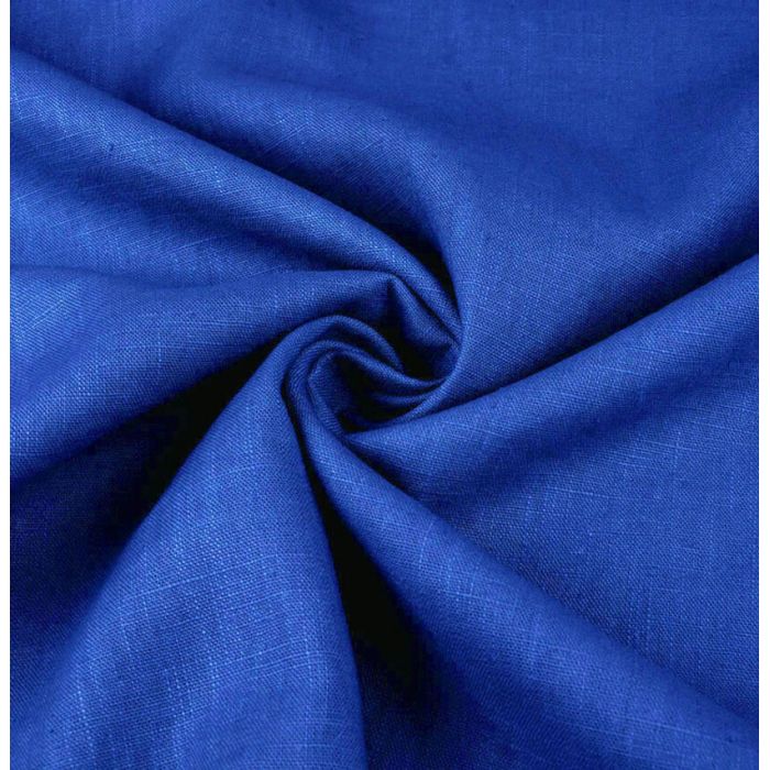 Minkštas plautas linas Royal Blue, likutis 1.30x1.35m||TavoSapnas