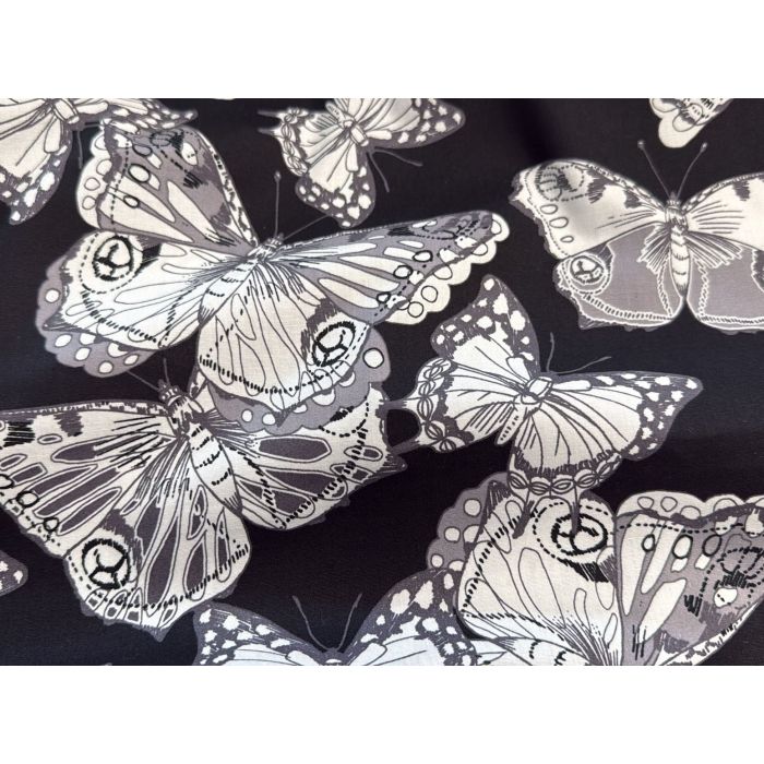 Medvilninis audinys (poplin) su elastanu, 0.30x1.40m||TavoSapnas