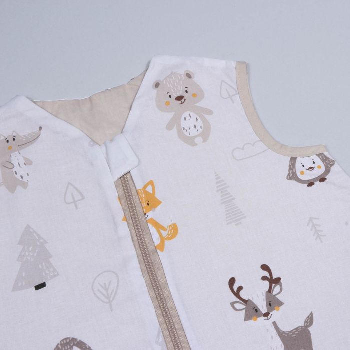 Vasarinis miegmaišis su dvipusiu užtrauktuku Little Forest, 90 cm||TavoSapnas