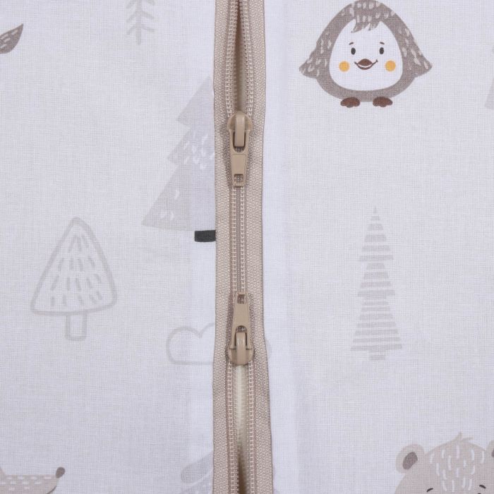 Vasarinis miegmaišis su dvipusiu užtrauktuku Little Forest, 90 cm||TavoSapnas