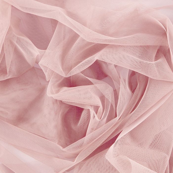 Minkštas tiulis Soft (pelenų rožinis), likutis 1x3m||TavoSapnas