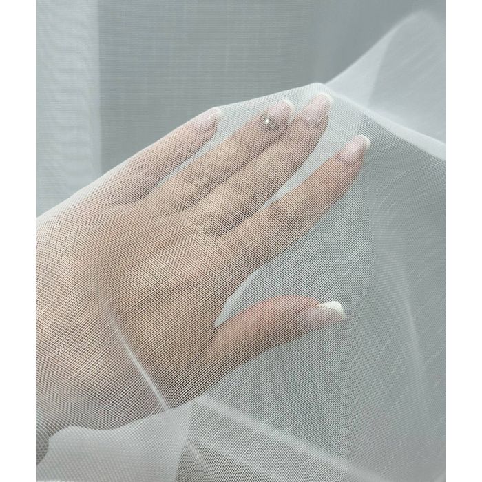 Dieninės užuolaidos audinys White Shine, aukštis 287 cm||TavoSapnas