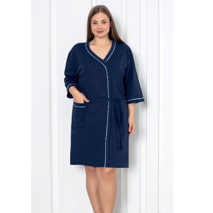 Trikotažinis chalatas Mia, 2XL||TavoSapnas