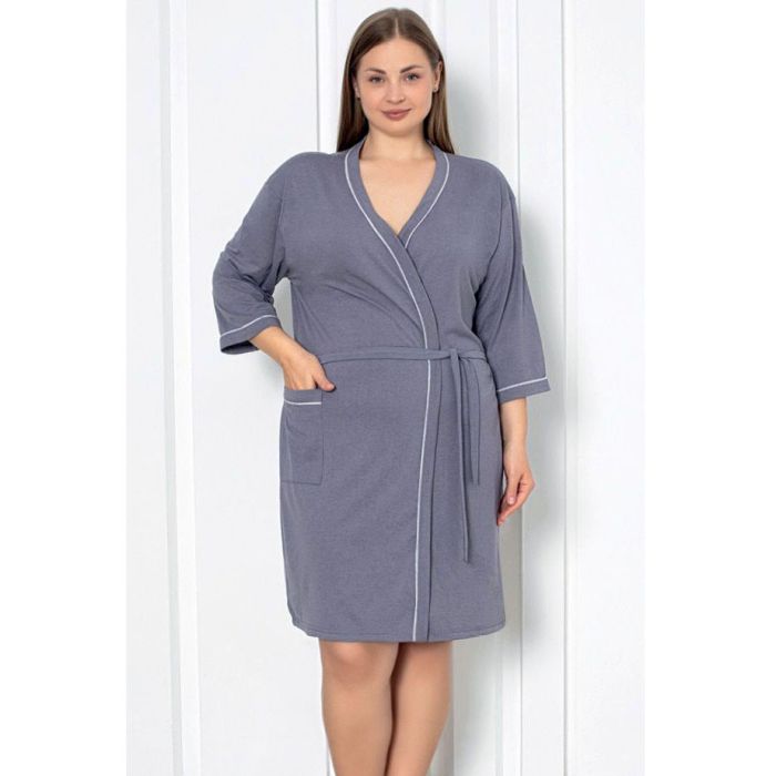 Trikotažinis chalatas Liza, 4XL||TavoSapnas